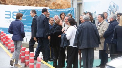 Numerosos familiares y amigos se acercaron a dar el p�same por la muerte de Mariano Rajoy Sobredo