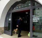 Los placeros protestan por la falta de aparcamientos. 