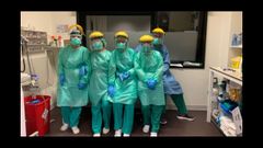 El personal de urgencias se compr� pantallas hace unas semanas para protegerse