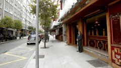 La calle Frei Rosendo Salvado de Santiago