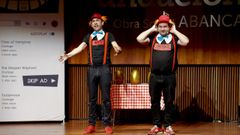 Actuaci�n en la Afundaci�n de A Coru�a de la One Stage Company