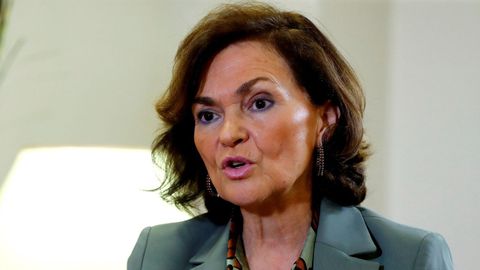 La vicepresidenta Carmen Calvo ha dado positivo en la prueba del coronavirus tras ser ingresada por una infeccin respiratoria