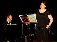 Teresa Novoa interpret� la letra del poema �O meu mar� de L�pez Abente.