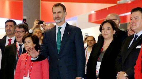 Colau desvela su conversaci�n con Felipe VI