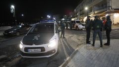 Control de la Guardia Civil en Foz (imagen de archivo)