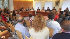 Pleno de Mugardos en el pasado junio. 