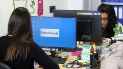 En las oficinas de Provivienda en Monforte trabajan nueve personas desde principios de este a�o