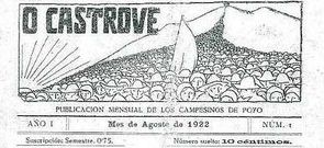 Primer n�mero de la cabecera �O Castrove�.
