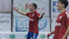 Keko Hevia se lamenta tras un gol del Rayo Cantabria la semana pasada en As Eiroas