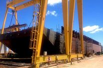 La tercera barcaza uruguaya est� ejecutada al 90 % y ser� entregada a mediados de marzo