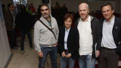 Andr� Lavandeira, segundo por la derecha, en un acto pol�tico durante la campa�a de las elecciones municipales del 2015