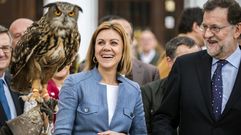 Rajoy, hoy en El Toboso (Toledo)