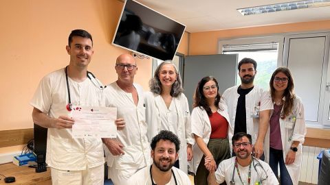 Miembros de la Unidad de Enfermedad Tromboemb�lica del Hospital Valle del Nal�n