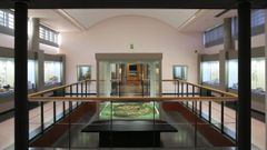 En las salas se muestran piezas halladas en el castro y hay una maqueta del recinto