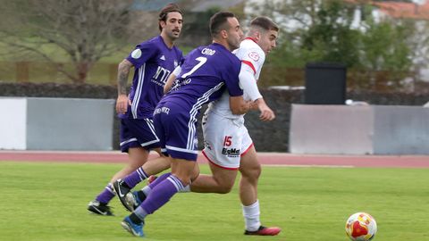 Partido de Tercera Federación entre el Noia y el Atlético Coruña Montañeros