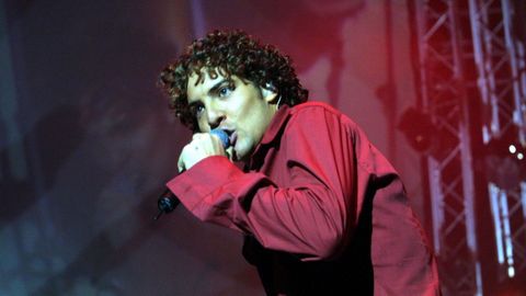 David Bisbal, durante una actuacin en Carballo