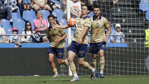 Petxarroman, Patiño y Pablo Vázquez, en el último partido