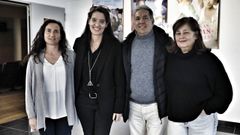 De izquierda a derecha: Montse V�zquez, Mar Romera, Pepe Fern�ndez e Isabel Gavela.