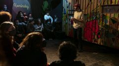 Foto de archivo de una representaci�n en una sala de Churruca