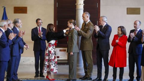La Princesa Leonor recibe la Medalla de las Cortes de Aragón en el Palacio de la Aljafería