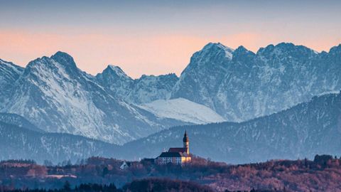 El monasterio de Andechs, fundado en el siglo XV, en el sur de Alemania