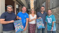 Agrelo, Mart&iacute;nez, Barreiro, Carreira y Vidal presentaron la actividad.