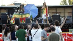 Unha actuaci�n musical nunha edici�n anterior do Festival do Paradiso