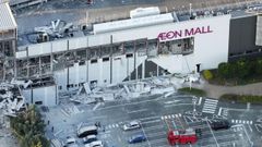 Centro comercial�Aeon Mall, devastado por el terremoto en Jap�n de magnitud 7,1