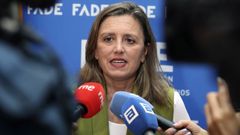 La presidenta de la Federacin Asturiana de Empresarios (FADE), Mara Calvo