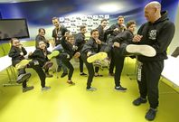 Los participantes en el Campeonato de Espa�a fueron recibidos ayer en el Concello. 