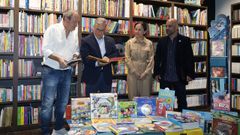 El presidente de la Diputaci�n visit� la librer�a Tanco, uno de los 66 establecimientos que participan en el programa.
