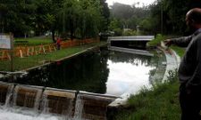 Imagen de archivo de la piscina natural que se forma en el entorno de A Cobeluda