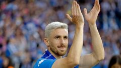 Jaime Snchez, en la celebracin del ascenso a Segunda.