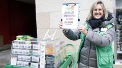 Mabel Guzmn entreg esta semana un premio de 50.000 euros, y hace unos meses vendi el cupn de otro de 7.500