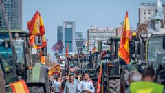 Imagen de una protesta de agricultores