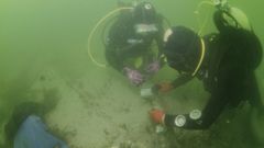 Arque�logos en el pecio de la r�a de Ribadeo