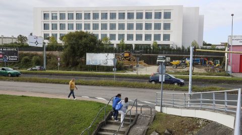 La residencia de O Bertn, sobre la avenida Nicasio Prez, est prcticamente finalizada.