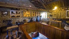 Interior dunha das estancias do Museo Etnogr�fico da Capela