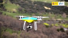 El tr�fico a vista de dron