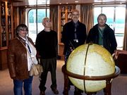 Roel, el alcalde, Viamonte, Balbino el int�rprete y Jes�s Fern�ndez.