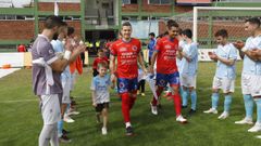 Fiesta de ascenso en O Couto.El partido ante el Vilalonga fue de celebraci�n para la UD Ourense