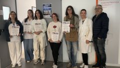 Tcnicos superiores sanitarios del HULA secundaron este viernes la segunda jornada de huelga a nivel nacional.