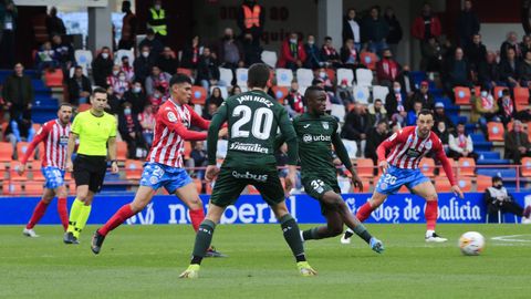 Quintero Gonz�lez en un choque entre el Legan�s y el Lugo en el 2022.