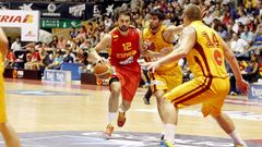 Espa�a-Macedonia en el Multiusos de Sar