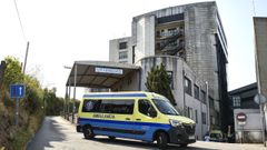 Entrada del servicio de urgencias del CHOP pontevedrs, en una imagen de archivo