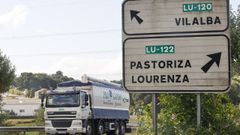 En carreteras del municipio pastoricense se ve escrito el topónimo Pastoriza en algunas señales 