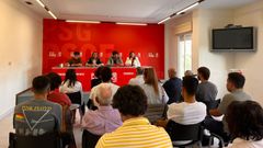 Charla organizada por el PSOE ourensano sobre la ley del juego de Galicia.