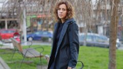 Alexandra Fern�ndez, de volta en Vigo tras votar non aos Presupostos o m�rcores