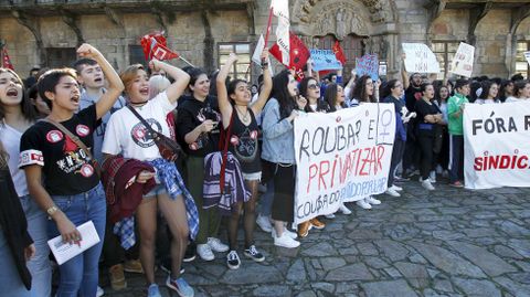 Manifestaci�n en Santiago