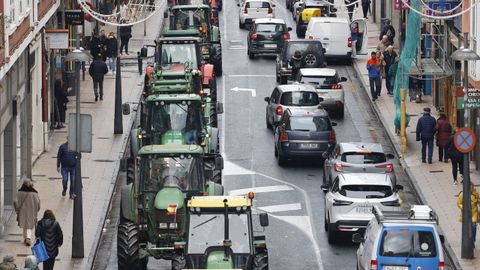 Imagen de archivo de una de las protestas recientes de los agricultores y ganaderos